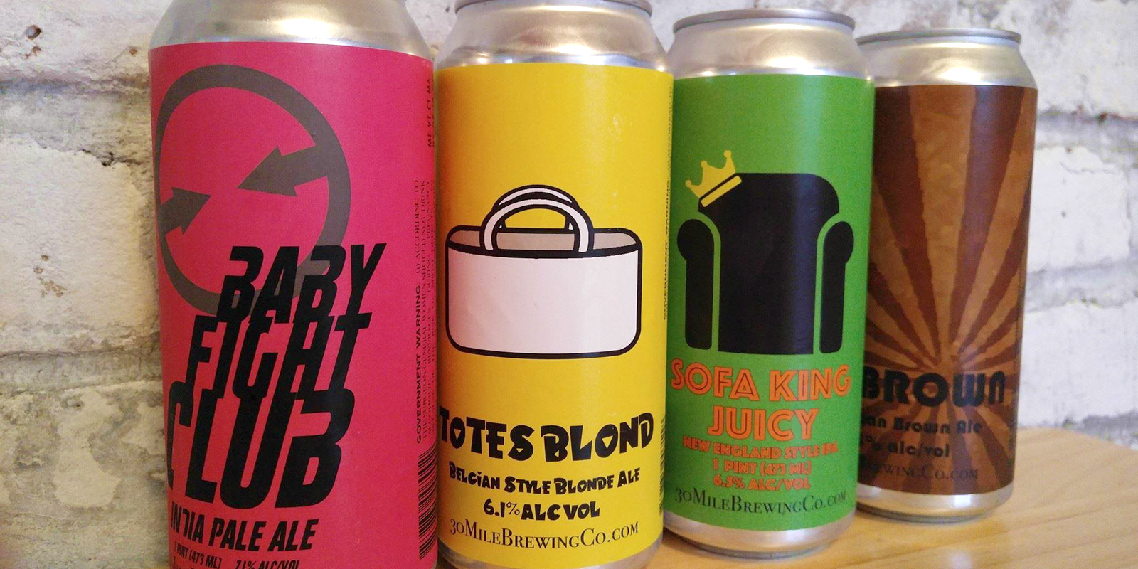 30 Mile Brewing Company Cans