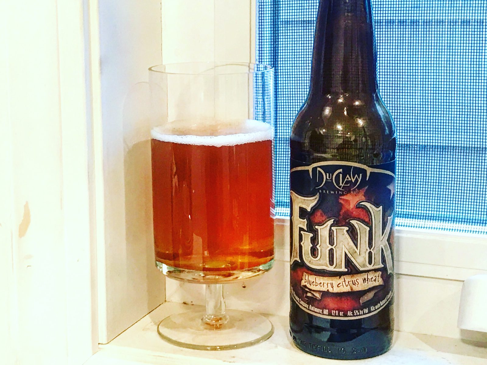 DuClaw Brewing Company: Funk (Blueberry Citrus Wheat)