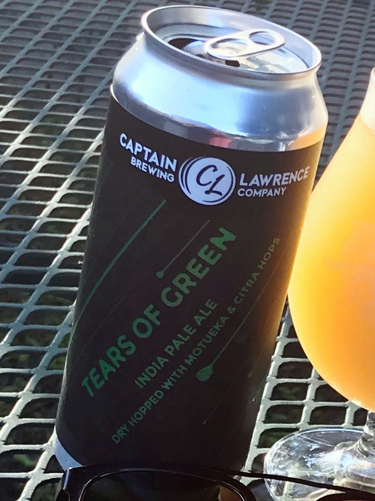 Captain Lawrence Brewing Company: Tears of Green with Motueka and Citra hops
