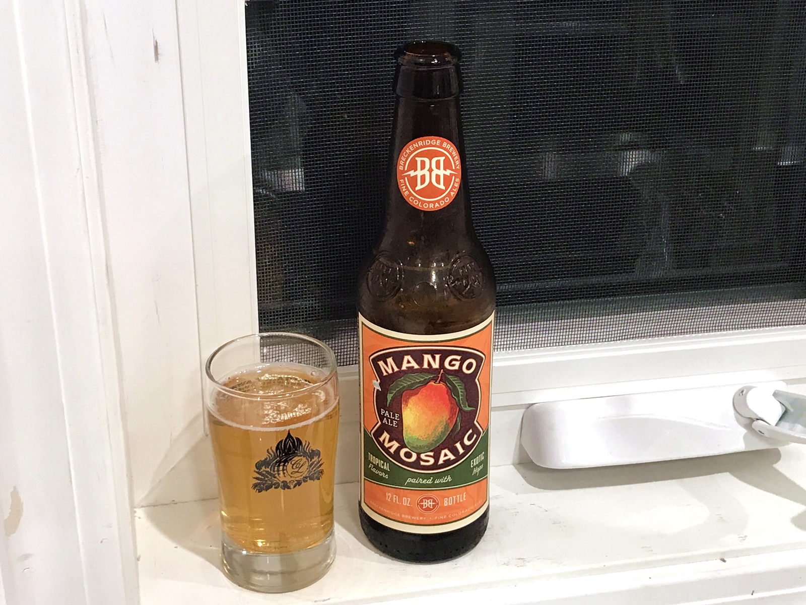 Breckenridge Brewery Mango Mosaic Pale Ale Beers on Windowsills