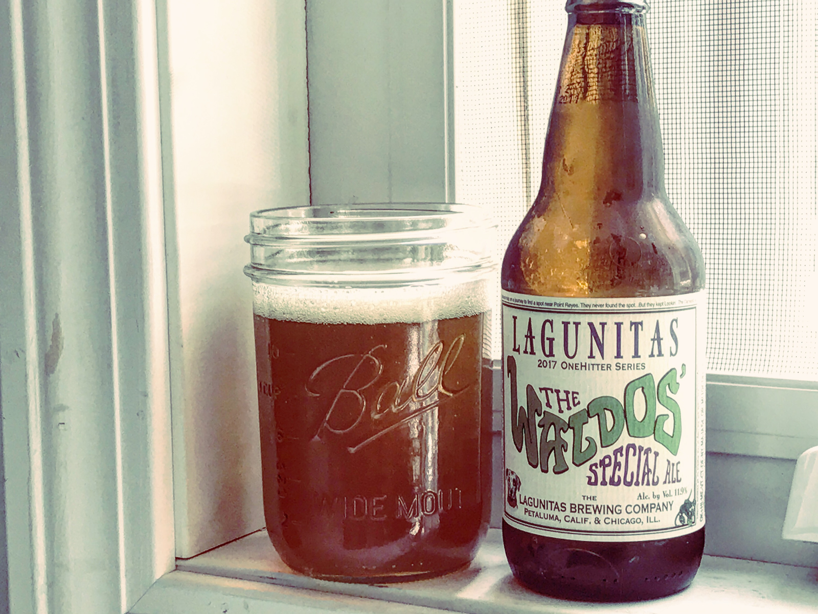 Lagunitas Brewing Company The Waldos' Special Ale Beers on Windowsills