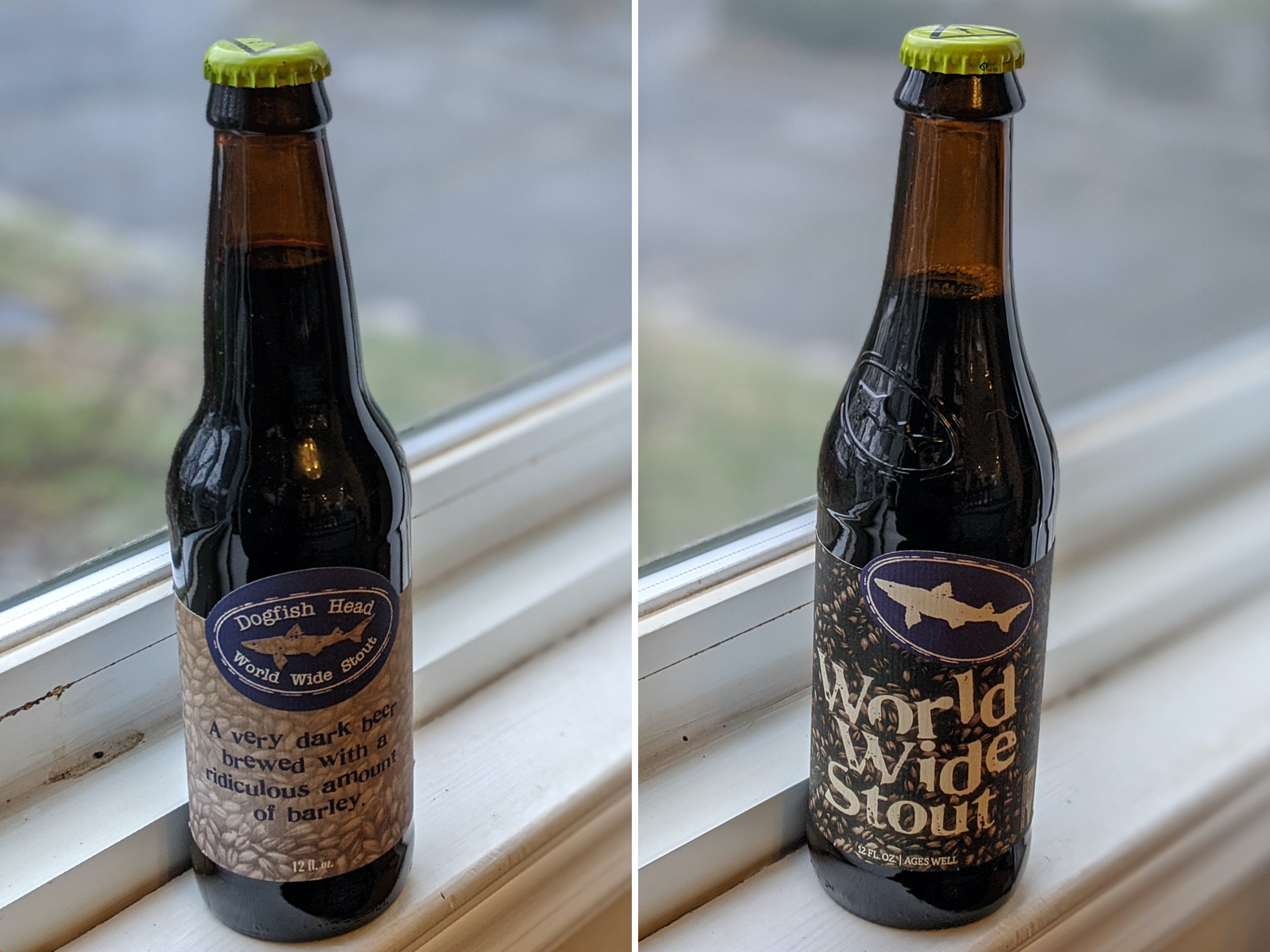 2009 and 2019 World Wide Stout from Dogfish Head Craft Brewery